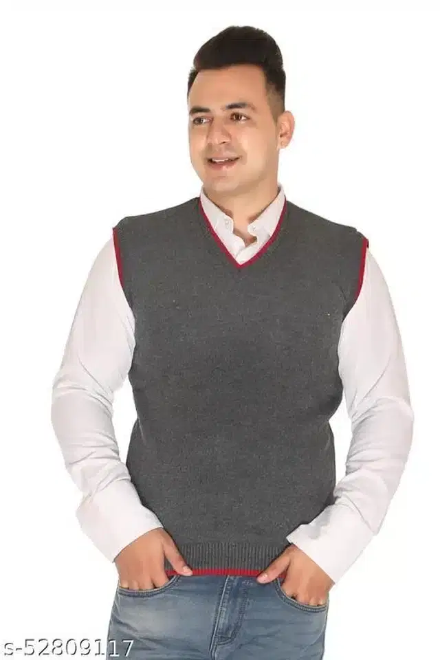 Sweater for Men (Grey, XL)