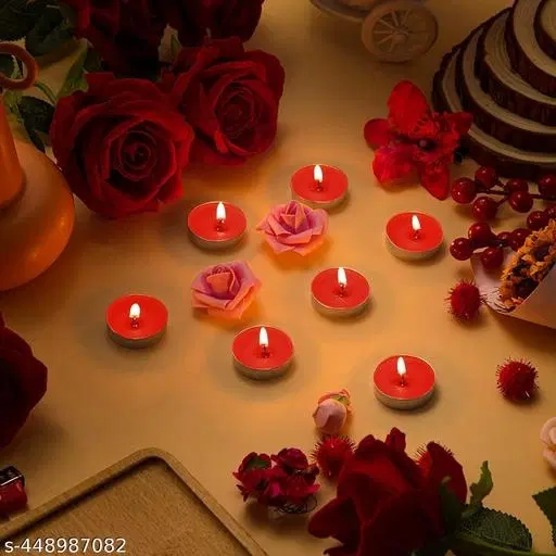 Tealight Candles for Home Decoration, Pack of 50