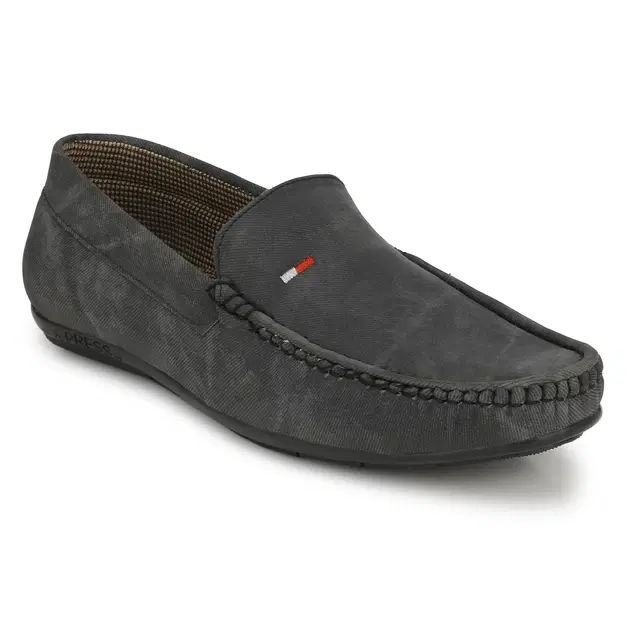 Loafers for Men (Black, 7)