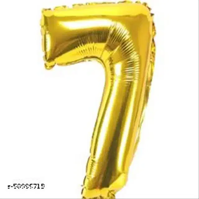 Number Foil Balloon, Assorted, Pack of 1