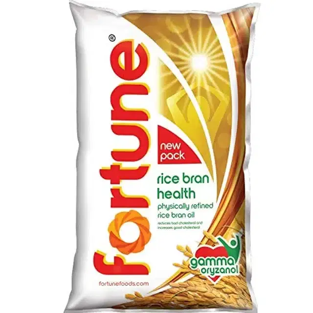 Fortune Health Refined Rice Bran Oil (Pouch) 870 g