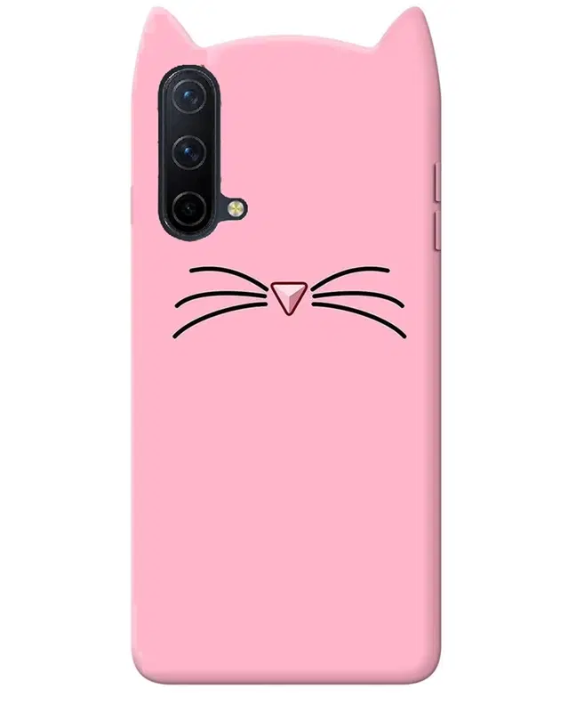 Silicone Mobile Back Cover for OnePlus CE 5G (Pink)