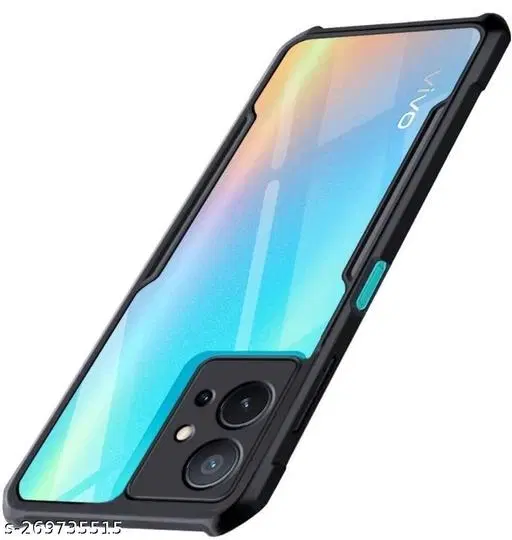 Polycarbonate Mobile Cover for iQoo z6, 5G /Vivo Y75 / Y55 / T1, Multicolor