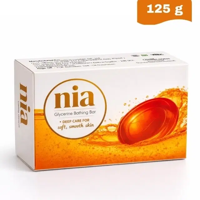 Nia Glycerine Bathing Soap 125g