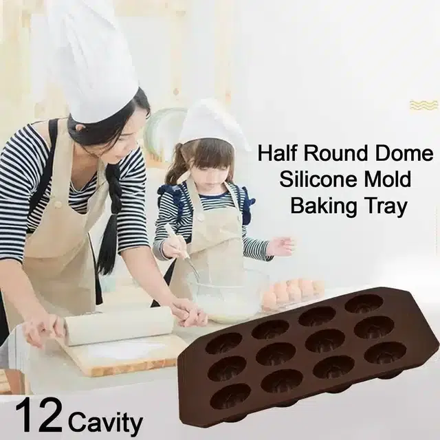 Silicone Chocolate Mould, Brown