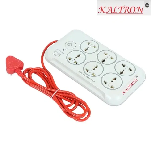 Extension Board ( White 6+1, 2 Mtr Wire)