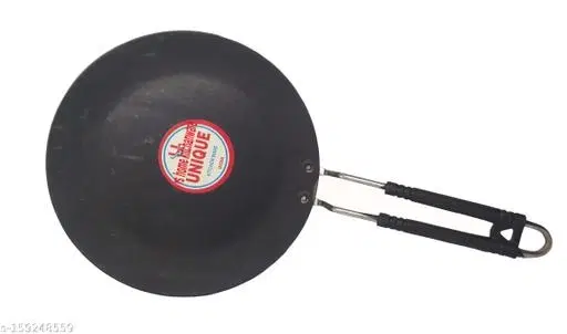 Cast Iron Tawa, Black