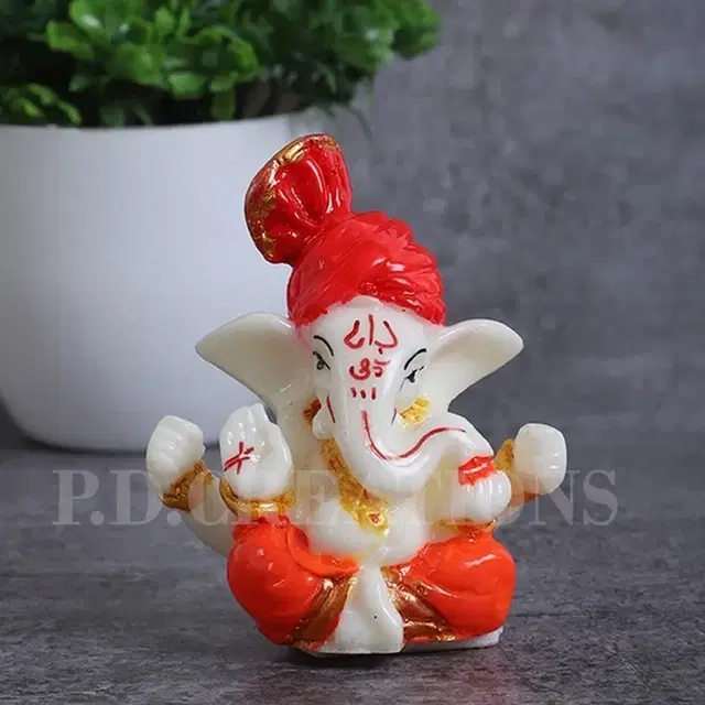 Pagdi Ganesh Idol Lord Ganesha Idols