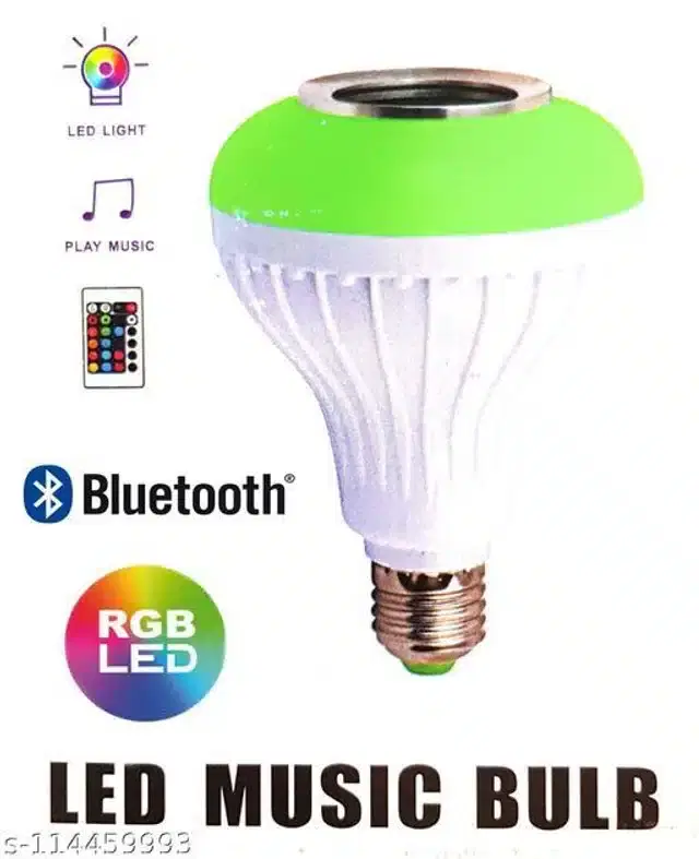 LED Bluetooth Speaker Bulb, Multicolor
