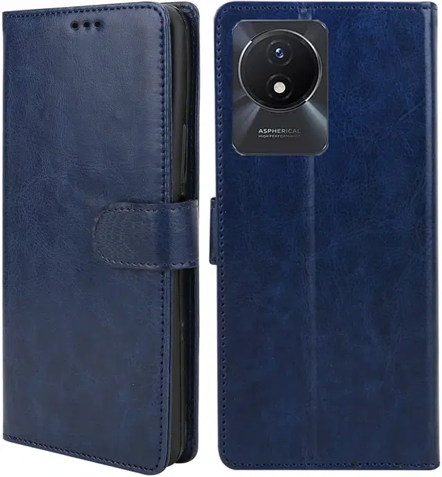 Flip Mobile Cover for Vivo V2217/Y02, Multicolor