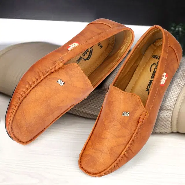 Casual Loafers for Men (Tan, 7)