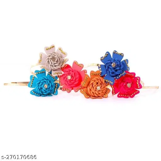 Fashion Hair Bands for Women, Pack of 6 (Multicolor)