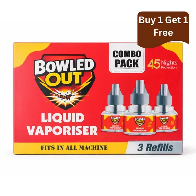 Bowled Out Active Liquid Vapourizer Refill 6X45 ml (Buy 1 Get 1 Free)