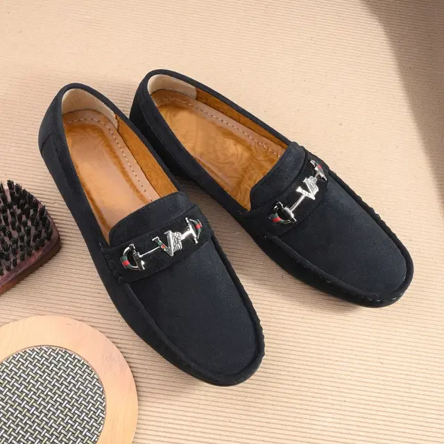 Loafers for Men (Black, 6)