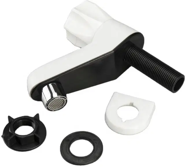 Plastic Pillar Taps, White