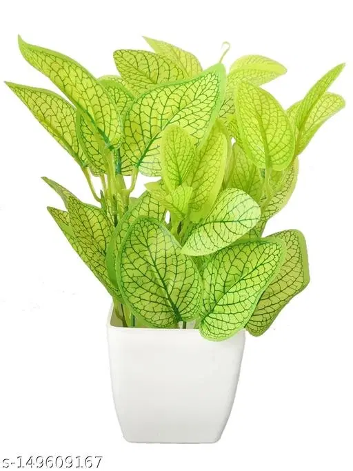 Plastic Artificial Flower With Pot,Multicolour