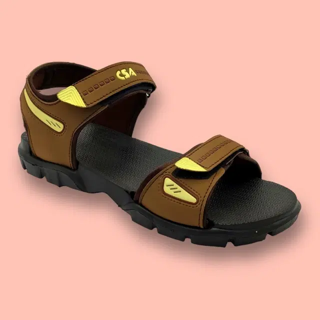 Sandals for Men (Mustard, 6)