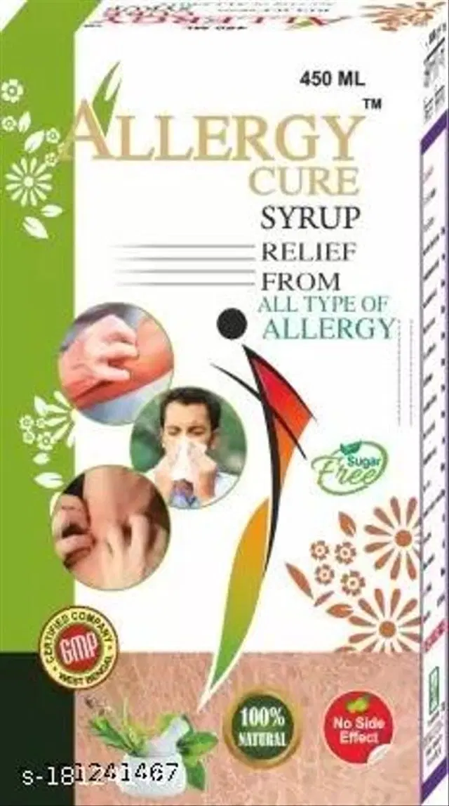 B N Mallick Allergy Cure Tonic For Skin Disease, Allergy Relief