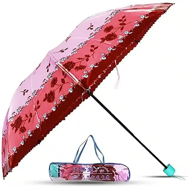 Nylon Printed Umbrella, Assorted