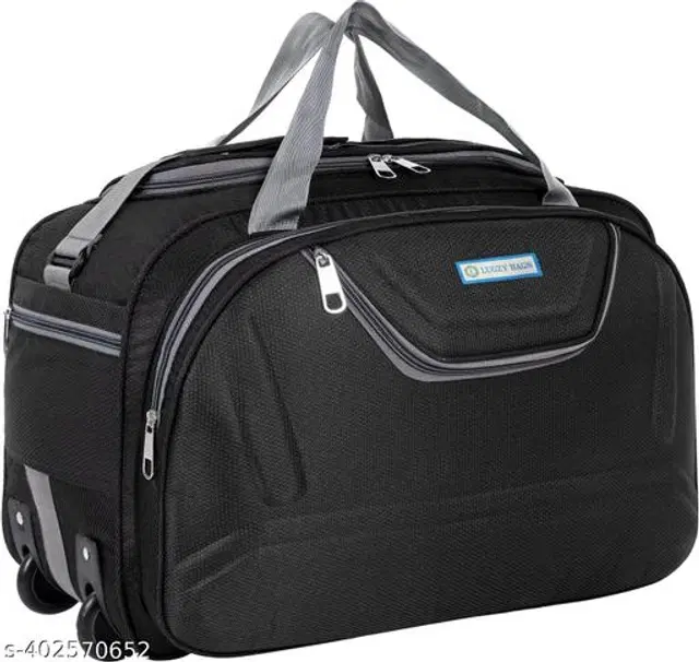 Polyester Duffel Bags, Black