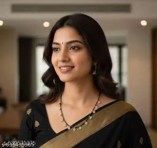Single Strand Mangalsutra for Women (White, Free Size)