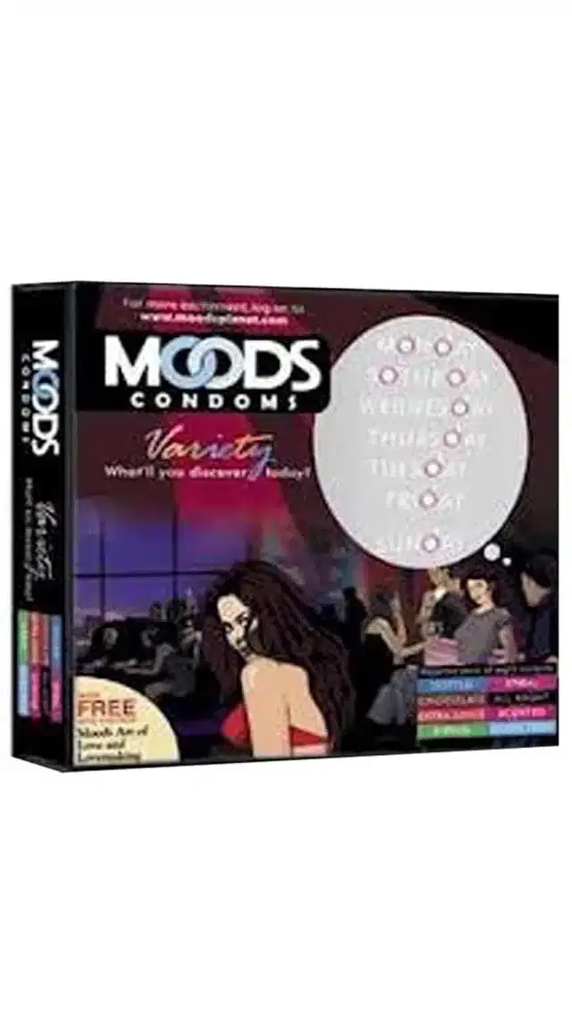 Moods Variety Condoms for Men, Pack of 16