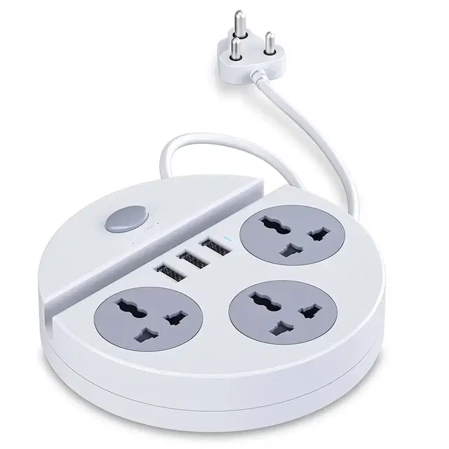 Immutable Power Plate 5 Smart Power Extension Board | Surge Protector with USB Ports, Green