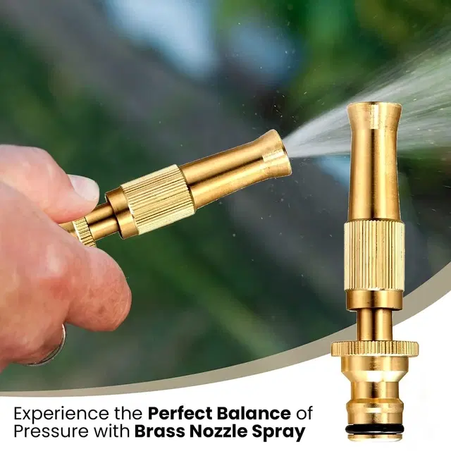 Solid Brass Nozzle, Gold