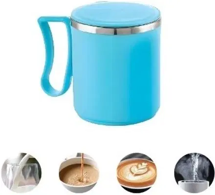 Stainless Steel Coffe Mug, Blue (300 ML)