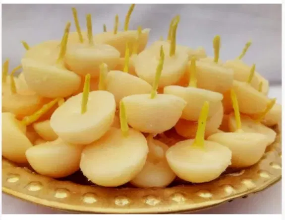 Cotton Cow Ghee Diya, Pack of 100