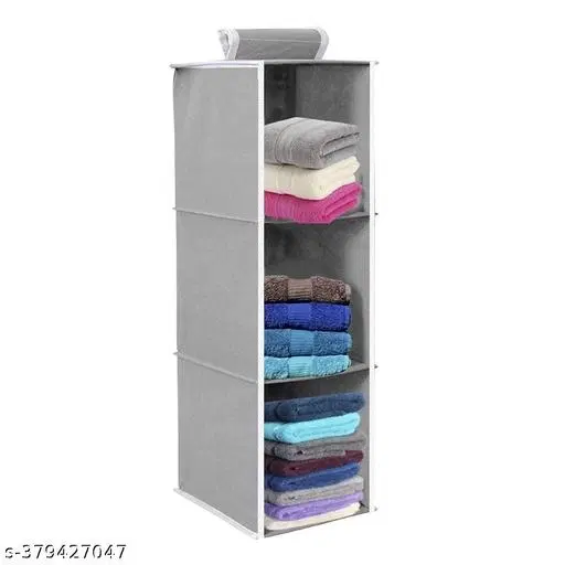 Polyester Clothes Cover,  (Black),  (Pack Of 3)