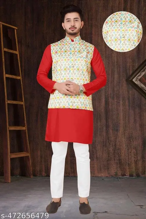 Solid Koti Set for Men (M)