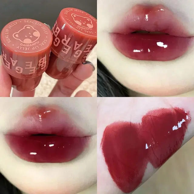 Gegebear Lip Balm for Women, Red, 5 ml