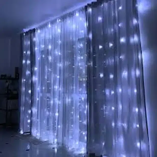 LED String Lights, White, 15 m