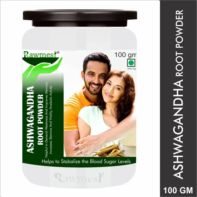 Pure Ayurvedic Herbal Ashwagandha Powder, 100 g