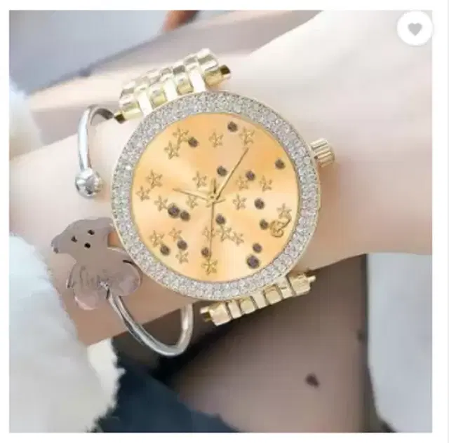 Analog Watch for Women (Gold)