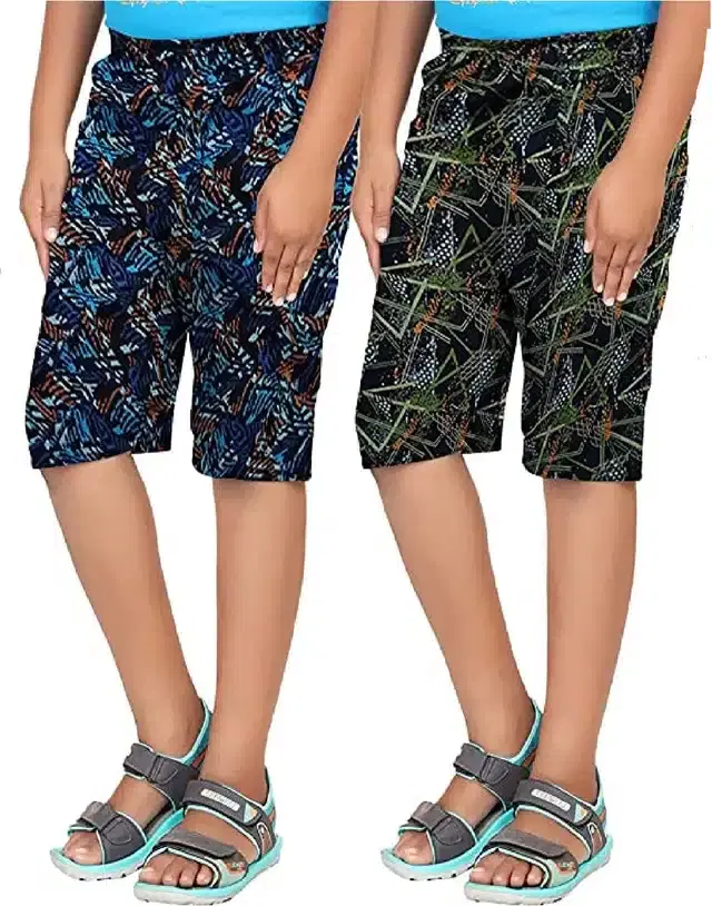 Shorts for Boys, Pack of 2 (Multicolor, 2-3 Years)