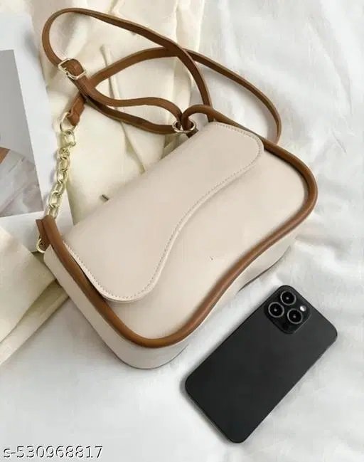Crossbody Bags & Sling Bags for Women (Cream)