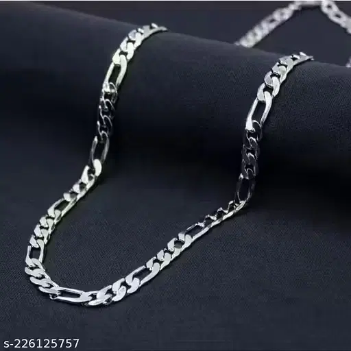 Silver Plated Alloy Men's Chains,Silver