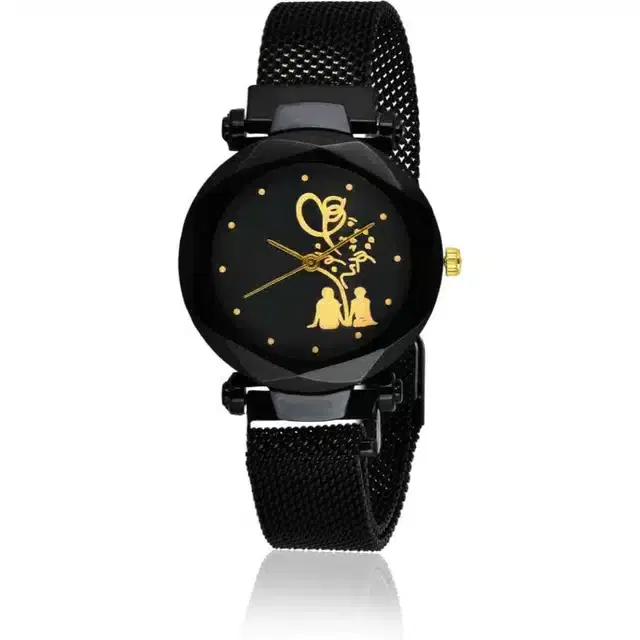 Women's Analog Watches, Pack of 1 (Black)