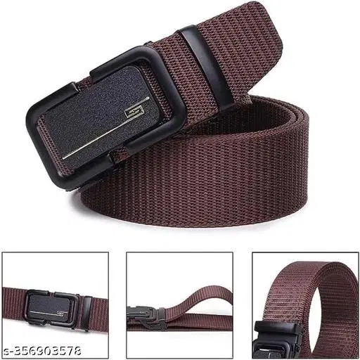 Canvas Belt for Men (Multicolor, 26)