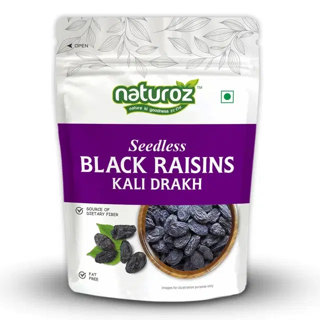 Naturoz Black Raisins (Kali Drakh) Seedless 200 g