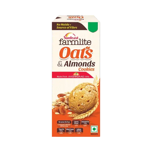 Sunfeast Farmlite Oats & Chocolate Cookies 75 g