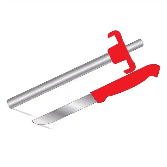 Stainless Steel Gas Lighter with Kitchen Knife, Assorted, Set of 2