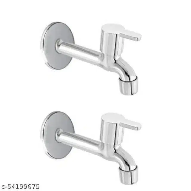 Bathroom Tap, Silver, Pack Of 2