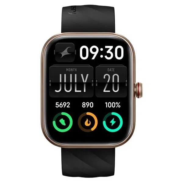 Fastrack Kruz+ 4.85 Cm Super Hd Display With Functional Crown And Ai Voice Assistant Smart Watch For Unisex