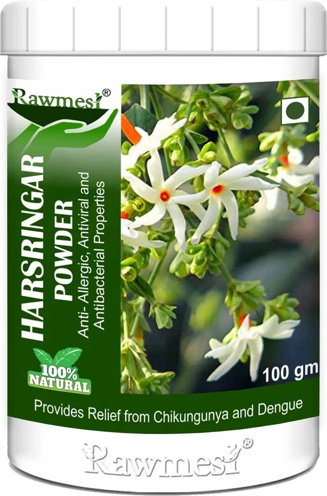 Pure Ayurvedic Organic Harsringar Powder, 100 g