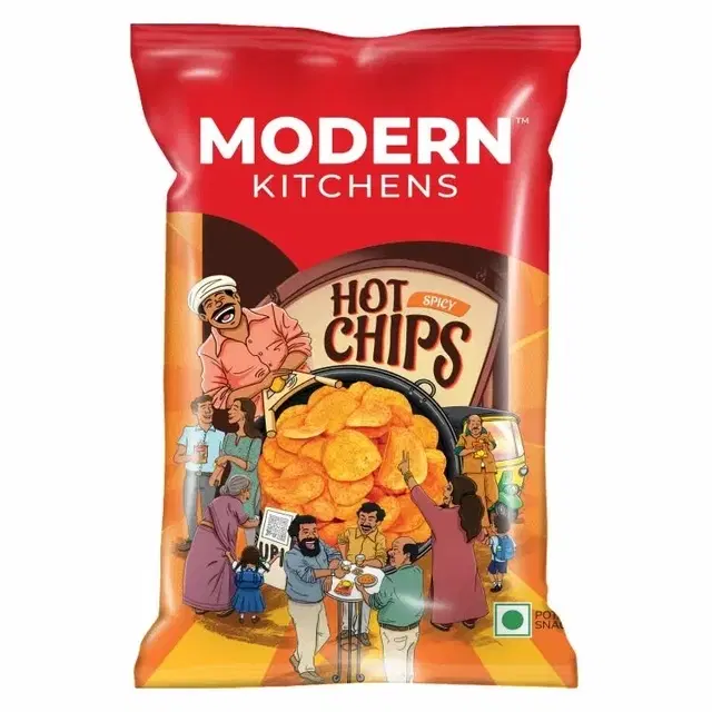 Modern Kitchens Hot Chips Spicy 90 g