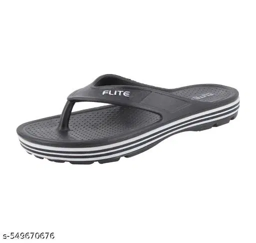 Flite EVA Flip-flops for Men (Black, 6)