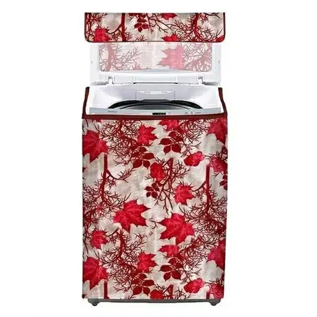 Knit Printed Top Load Washing Machine Cover, Multicolor